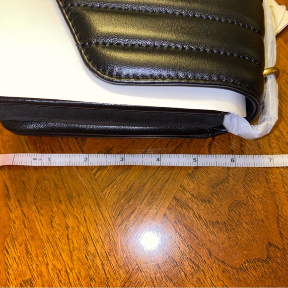 NWT Tory Burch Kira Square Crossbody in Black - Picture 6 of 10